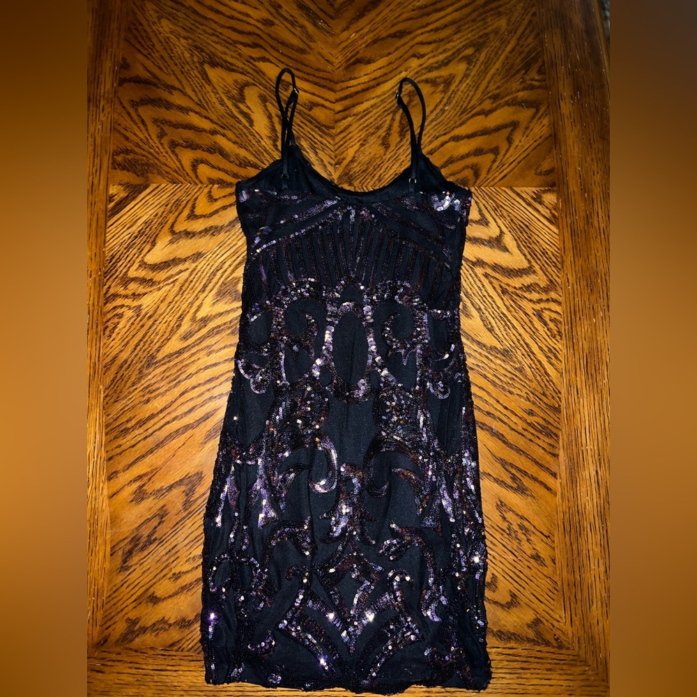 lucy in the sky mini dress size xs, worn once, brand new